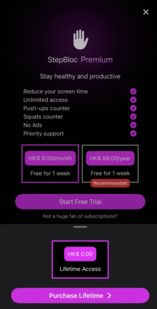 image-523x1024 限時免費《StepBloc》:用運動對抗數位成癮的創新生產力 App